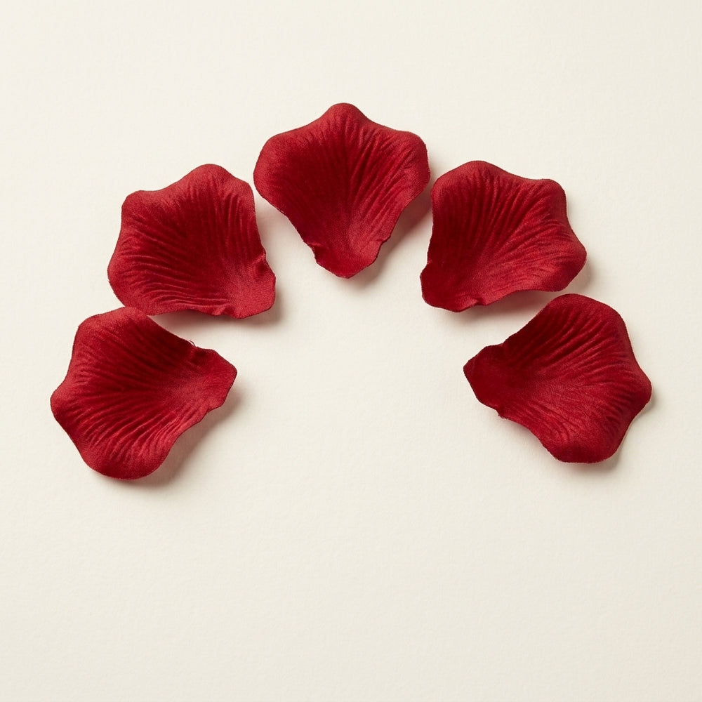 Faux Paper Rose Petals – Classic Scarlet Red