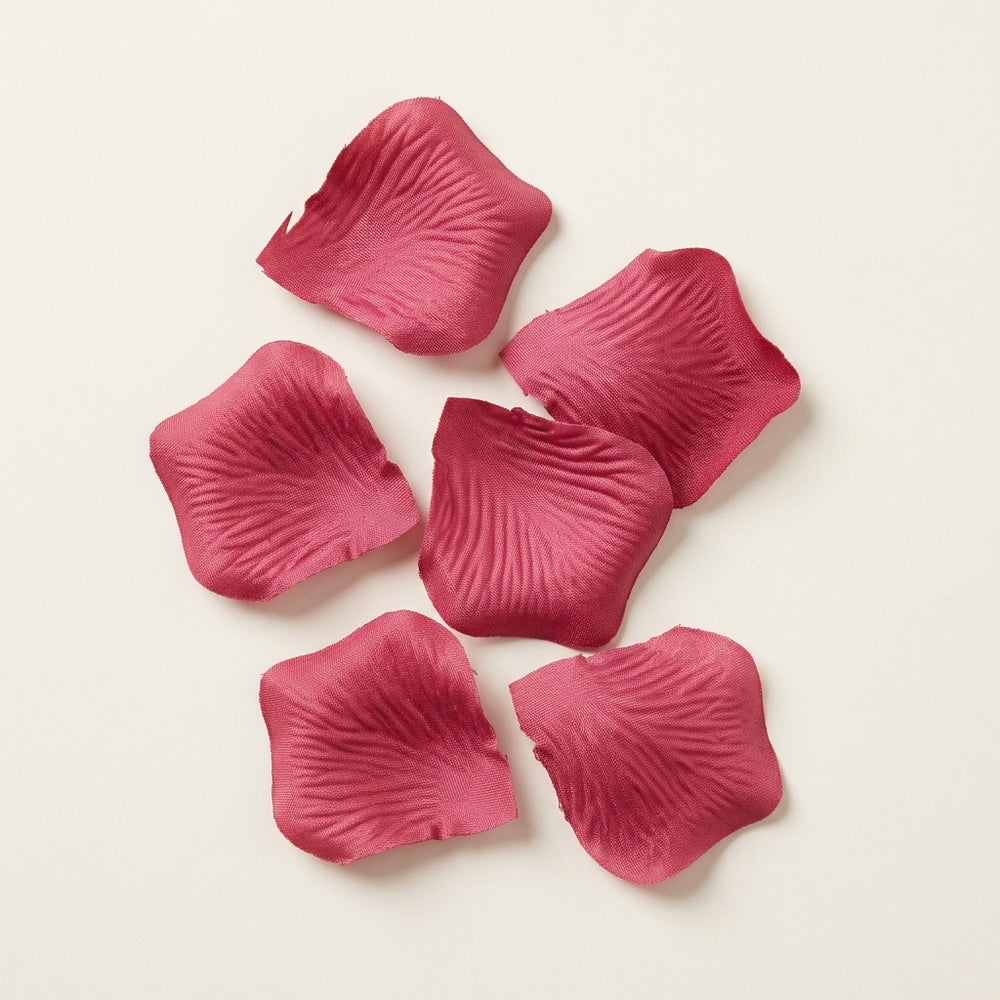 Faux Paper Rose Petals – Rose Pink