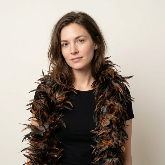 Half Bronze Coque Feather Boa — 200g