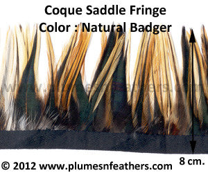 Coque Saddle Badger Fringe 8cm