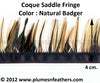 Coque Saddle Badger Fringe 4cm