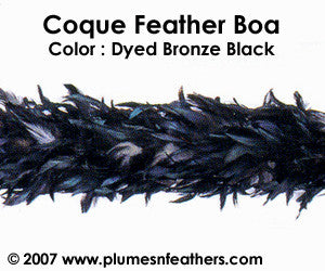 Coque Boa Dyed Black 200 Grams