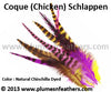 Loose Grey Chinchilla Dyed Schlappen Feathers 7"/8” 10 Pcs.