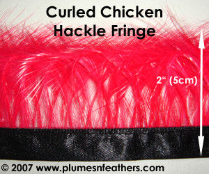 Coque Curled Hackle Fringe 5cm
