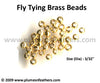 Fly Tying Brass Beads ‘Gold’ S