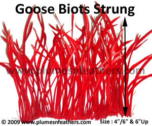 Goose Biots Strung 4”/6” ½ Oz