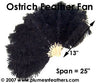Ostrich Fan 13"