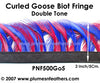 Curled Goose Biot Feather Fringe II Go5