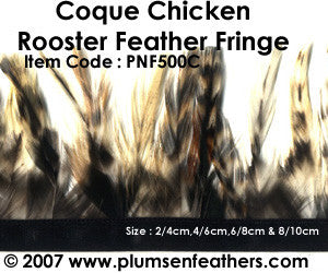 Coque Grey Chinchilla Fringe 4/6cm