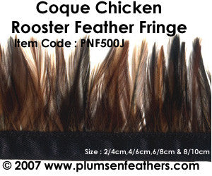 Coque Natural Red Fringe 6/8cm