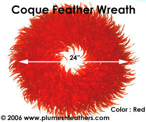 Feather Wreath Coque Saddle '1'