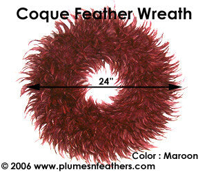 Feather Wreath Coque Saddle '8'
