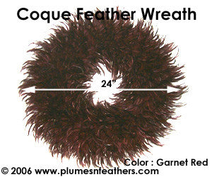 Feather Wreath Coque Saddle '9'